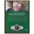 Rolex Explorer Vintage Poster Ad