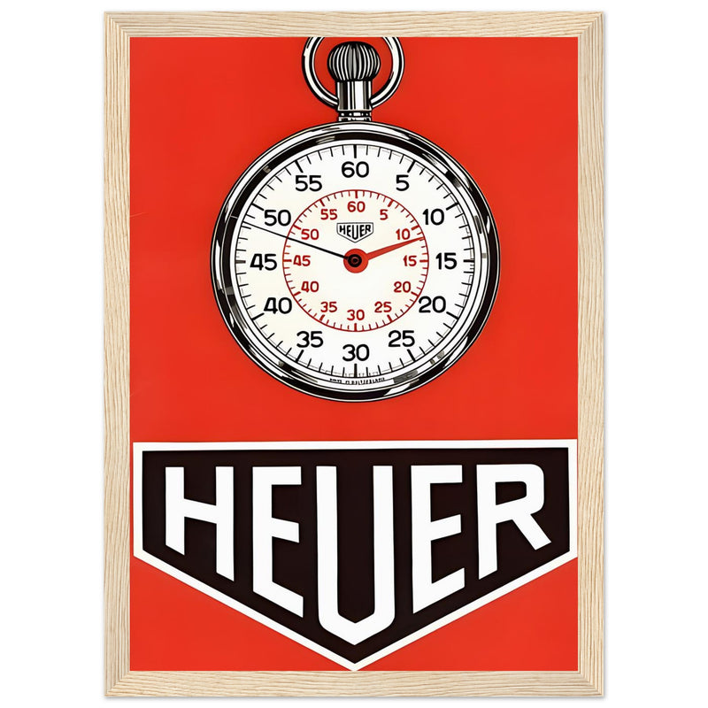 Heuer 1963 Vintage Poster Ad