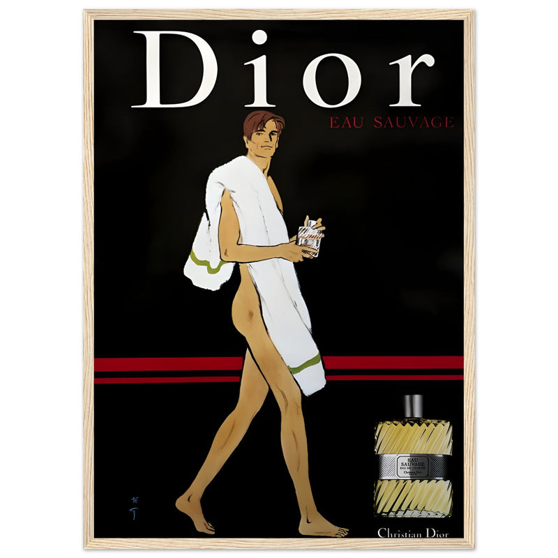 Dior Eau Sauvage Man Vintage Poster Ad