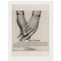Cartier Love Bangles Vintage Poster