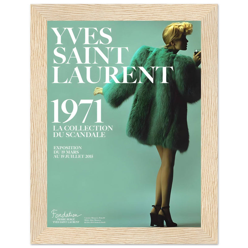 YSL 1971 Vintage Poster