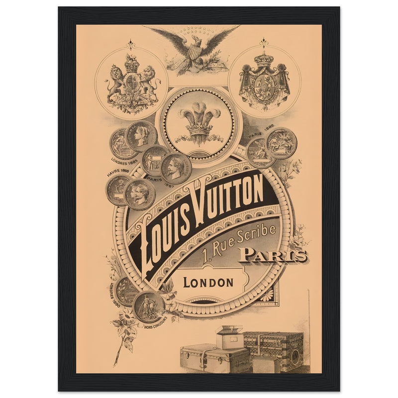 Louis Vuitton London Paris Vintage Poster Ad