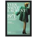 YSL 1971 Vintage Poster