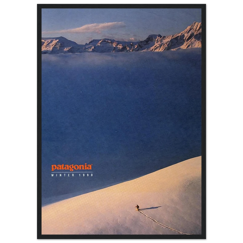 Patagonia Vintage Poster Ad - Winter 1990