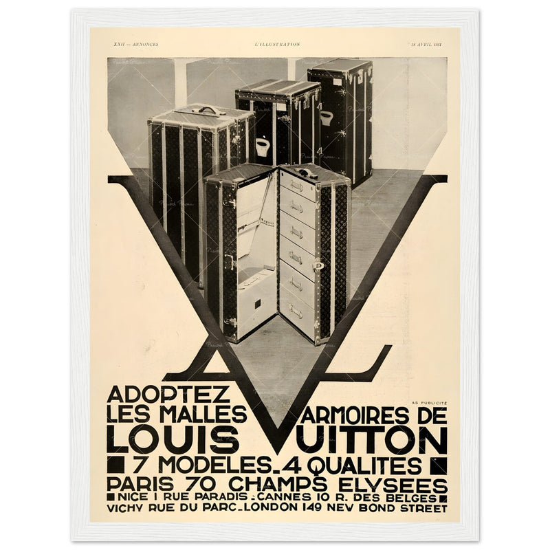 Louis Vuitton Paris Vintage Poster Ad
