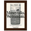 Wall Street Journal 1988 Vintage Poster Ad