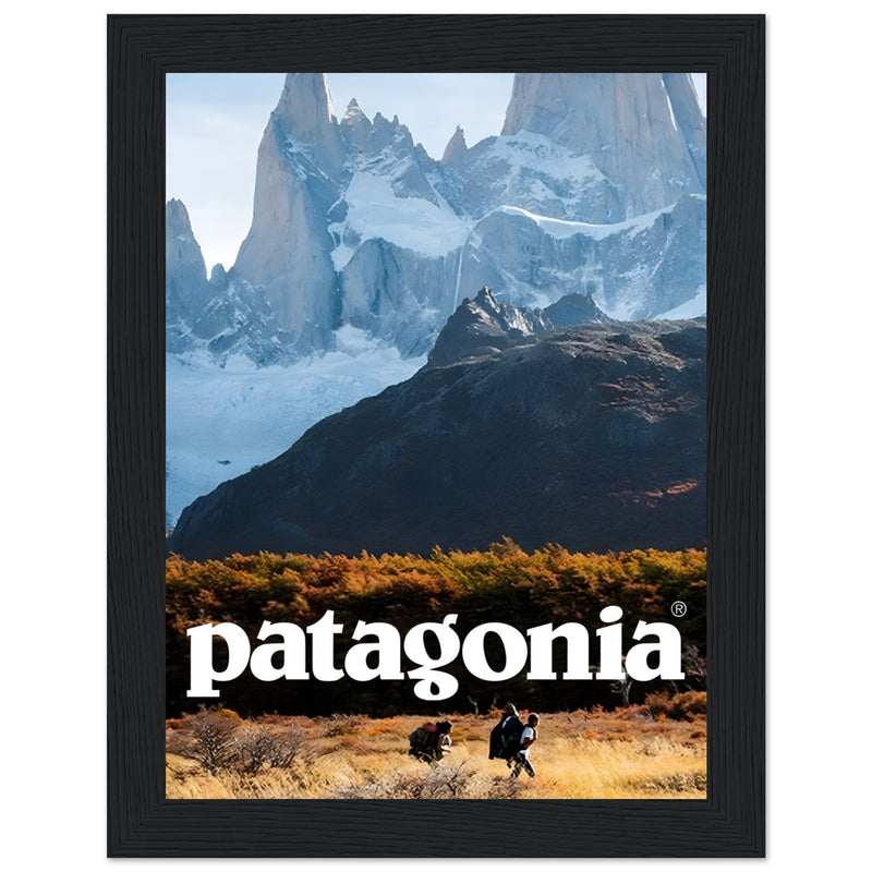 Patagonia Hikers Vintage Poster Ad