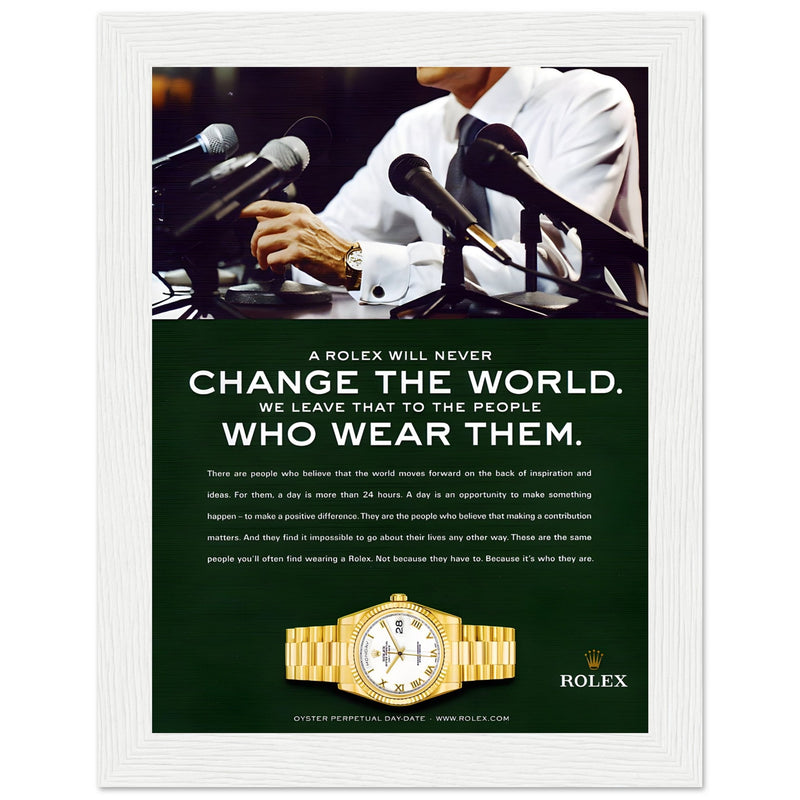 Rolex Day-Date Vintage Poster Ad
