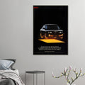 Pirelli BWM M5 Vintage Advertisement Poster