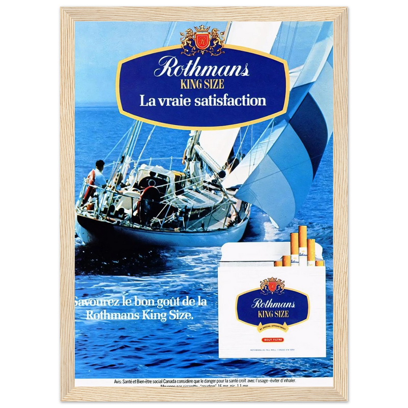 Rothman Vintage Poster - King Size Satisfaction