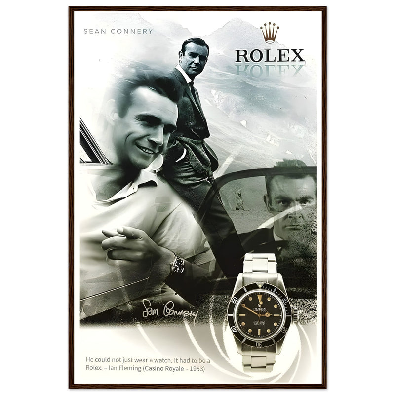 Rolex Sean Connery Vintage Rolex Poster Ad