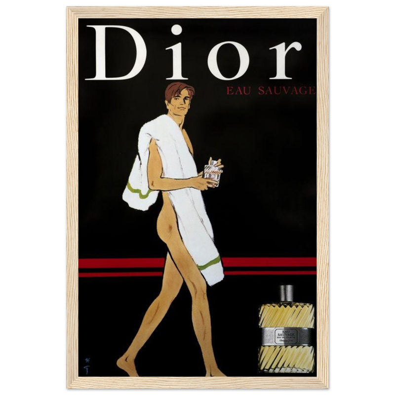Dior Eau Sauvage Man Vintage Poster Ad