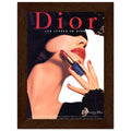 Christian Dior Woman Vintage Poster Ad