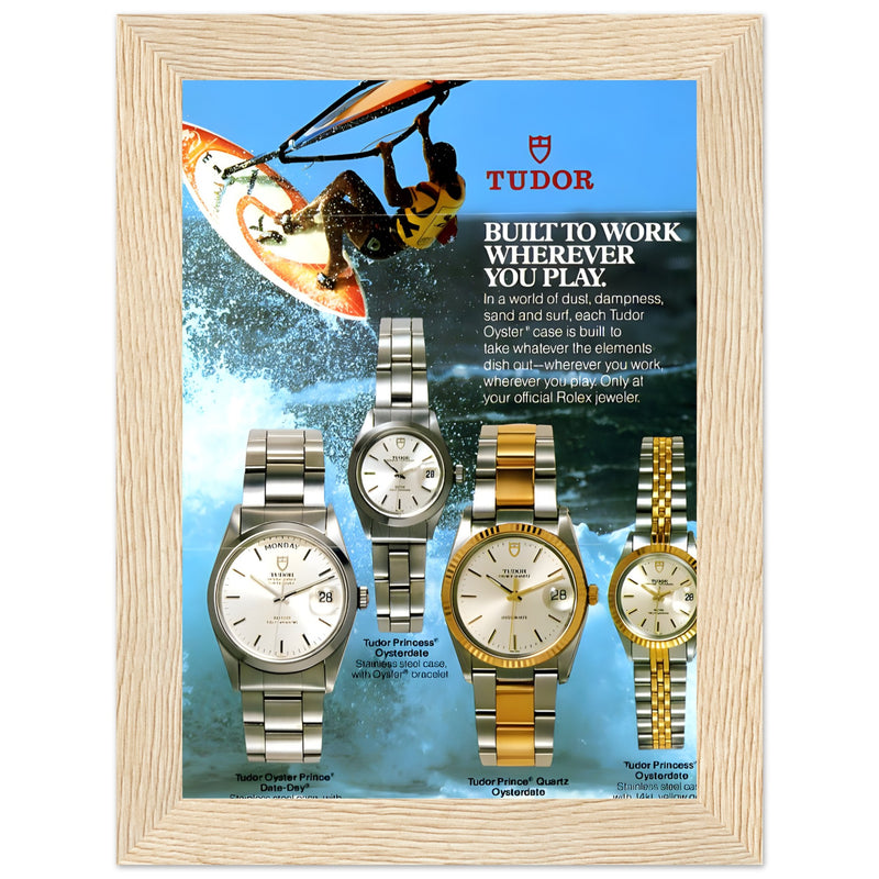 Tudor Vintage Poster Ad
