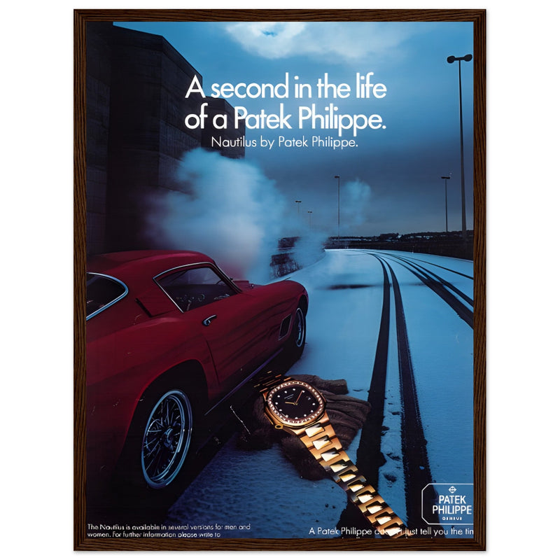Patek Philippe A Second In the Life Vintage Poster Ad