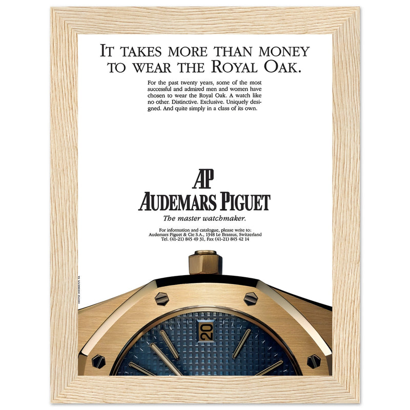 Audemars Piguet Master Watchmaker Vintage Poster Ad