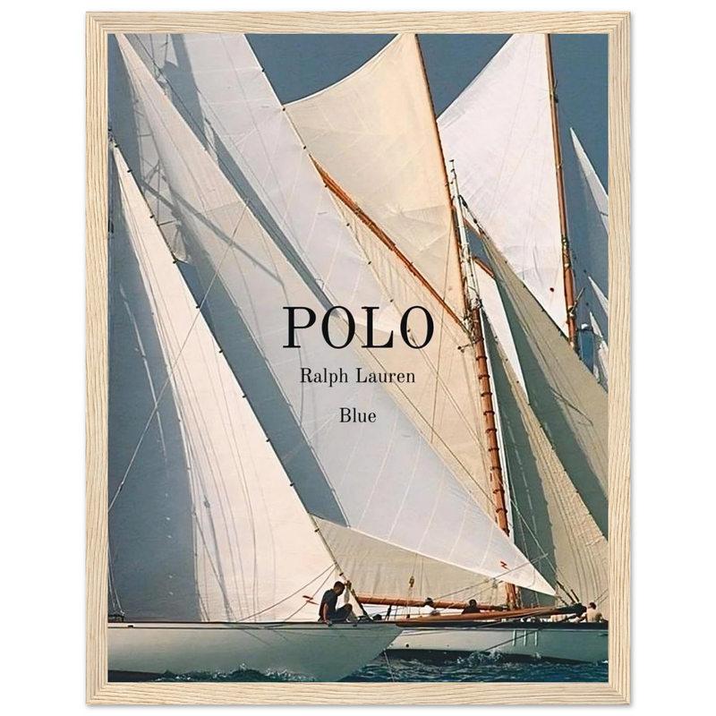 Polo Ralph Lauren Vintage Ad Poster - Polo Blue