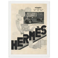 Hermes Fashion Vintage Poster Ad