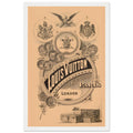 Louis Vuitton London Paris Vintage Poster Ad