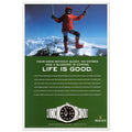 Rolex Life is Good Vintage Poster Ad