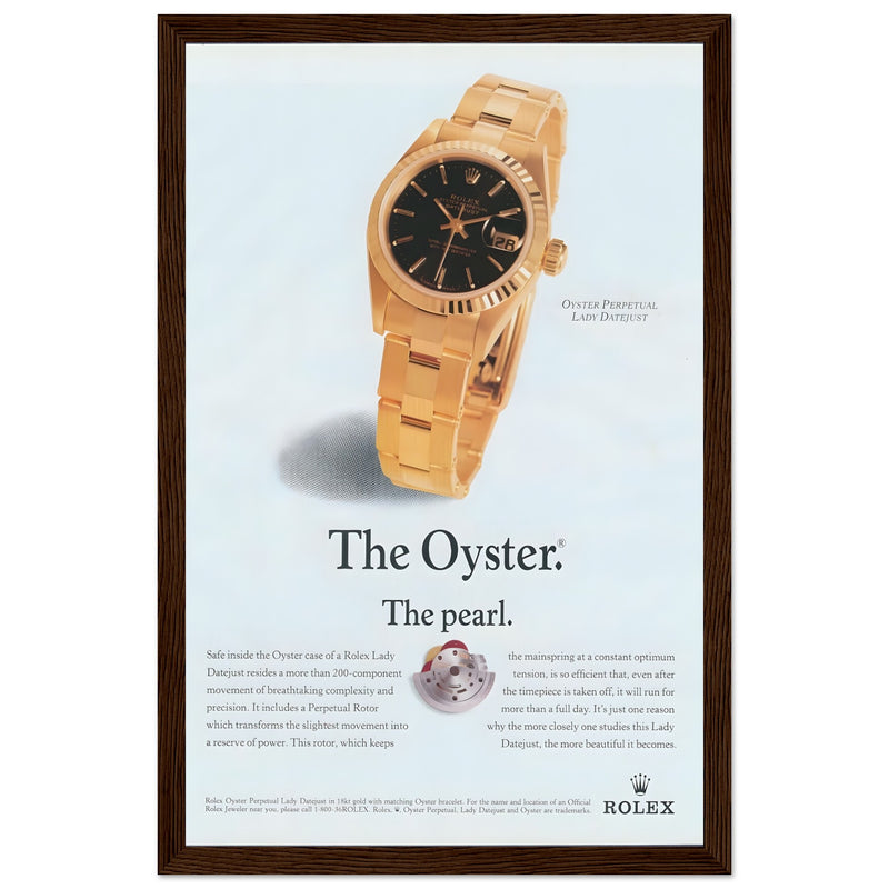 Rolex The Oyster Vintage Poster Ad