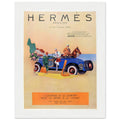 Hermes Paris Car Vintage Poster Ad