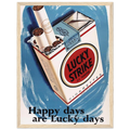 Lucky Strike Vintage Poster - Happy Days