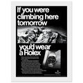 Rolex Explorer Everest Vintage Poster Ad