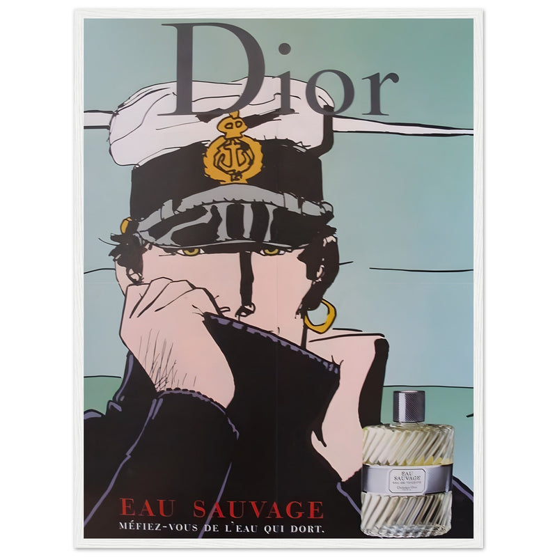 Dior Eau Sauvage Captain Vintage Poster
