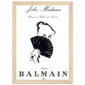 Balmain Jolie Madame Vintage Poster Ad