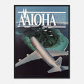 American Airlines AALOHA 1981 Vintage Poster Ad