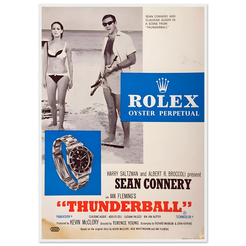 Rolex Sean Connery Vintage Poster Ad