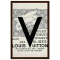 Louis Vuitton Nice, Paris Vintage Poster Ad