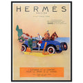 Hermes Paris Car Vintage Poster Ad