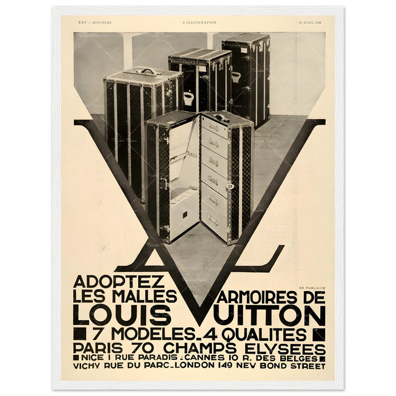 Louis Vuitton Paris Vintage Poster Ad