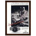 Omega Moon Vintage Poster Ad