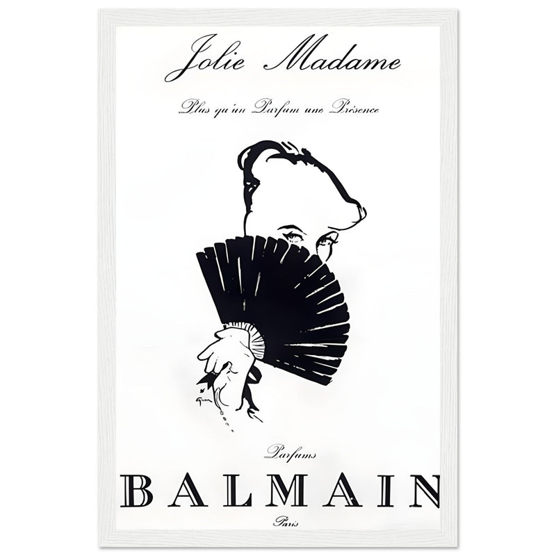 Balmain Jolie Madame Vintage Poster Ad