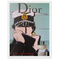 Dior Eau Sauvage Captain Vintage Poster