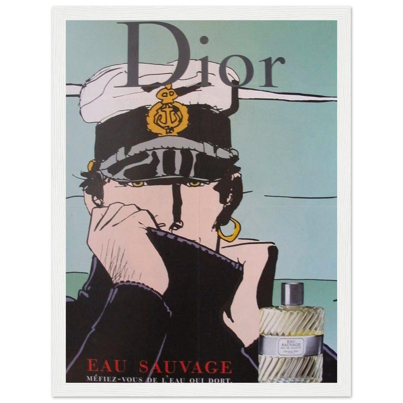 Dior Eau Sauvage Captain Vintage Poster