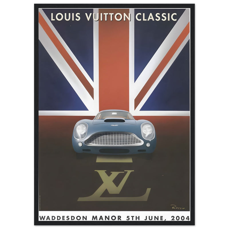 Louis Vuitton Classic Car Show Vintage Poster Ad