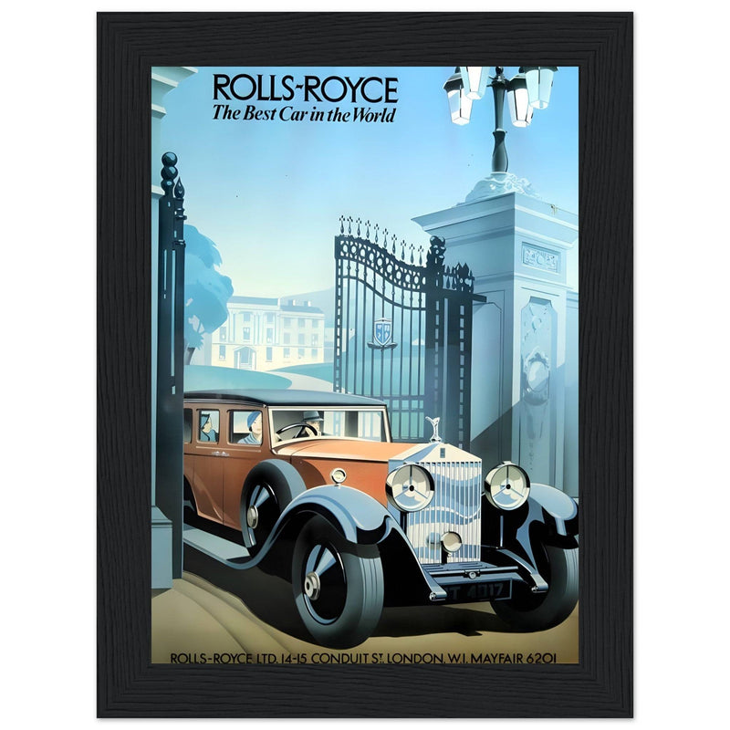 Rolls-Royce Best Car In The World Vintage Poster Ad