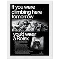 Rolex Explorer Everest Vintage Poster Ad