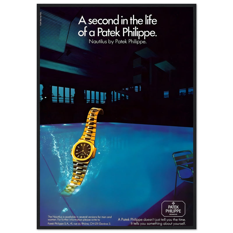 Patek Philippe A Second In the Life Vintage Poster