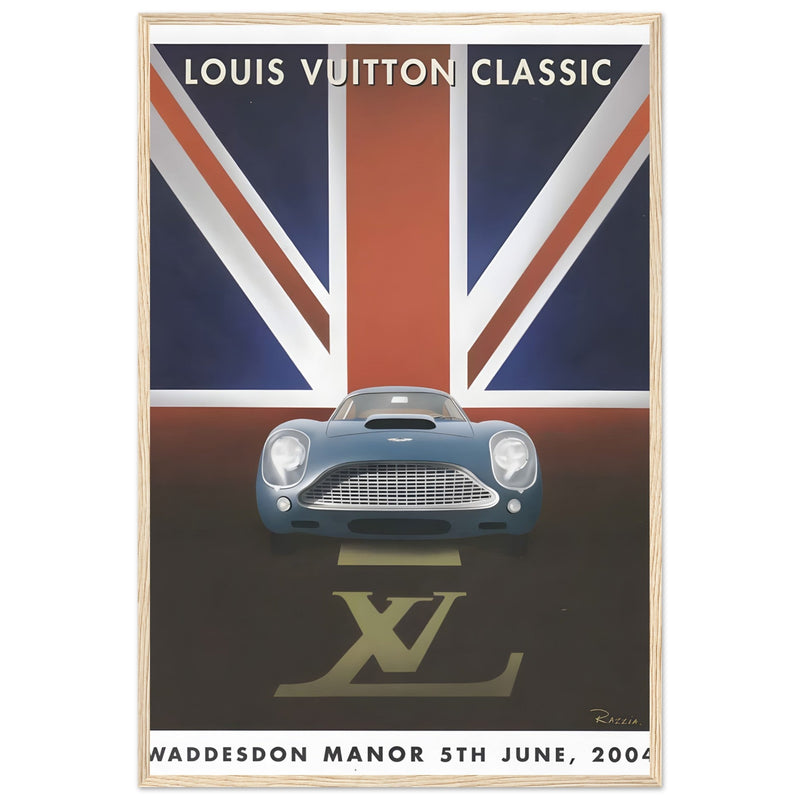 Louis Vuitton Classic Car Show Vintage Poster Ad