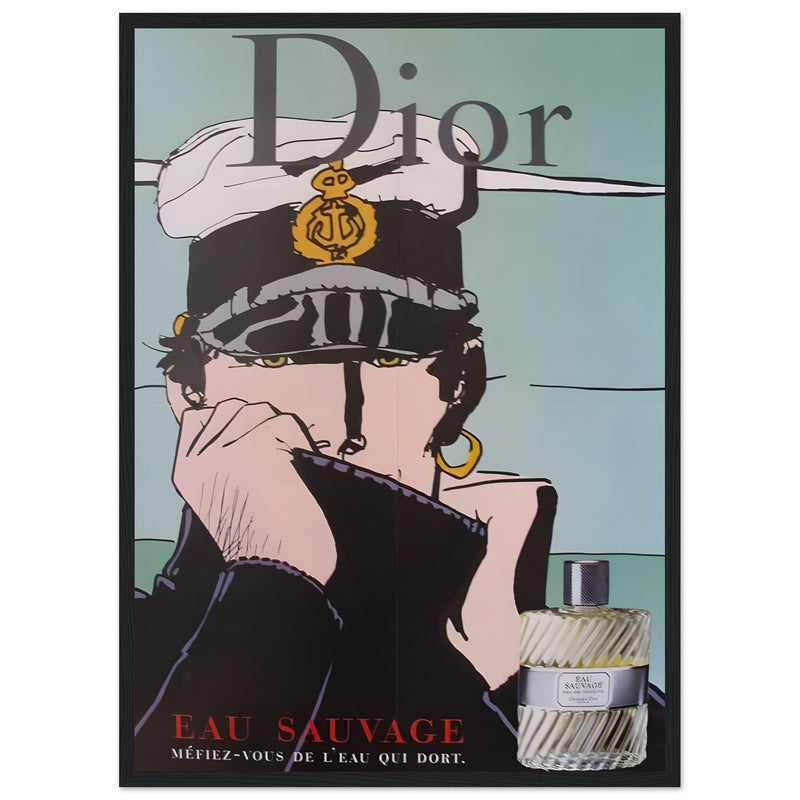Dior Eau Sauvage Captain Vintage Poster