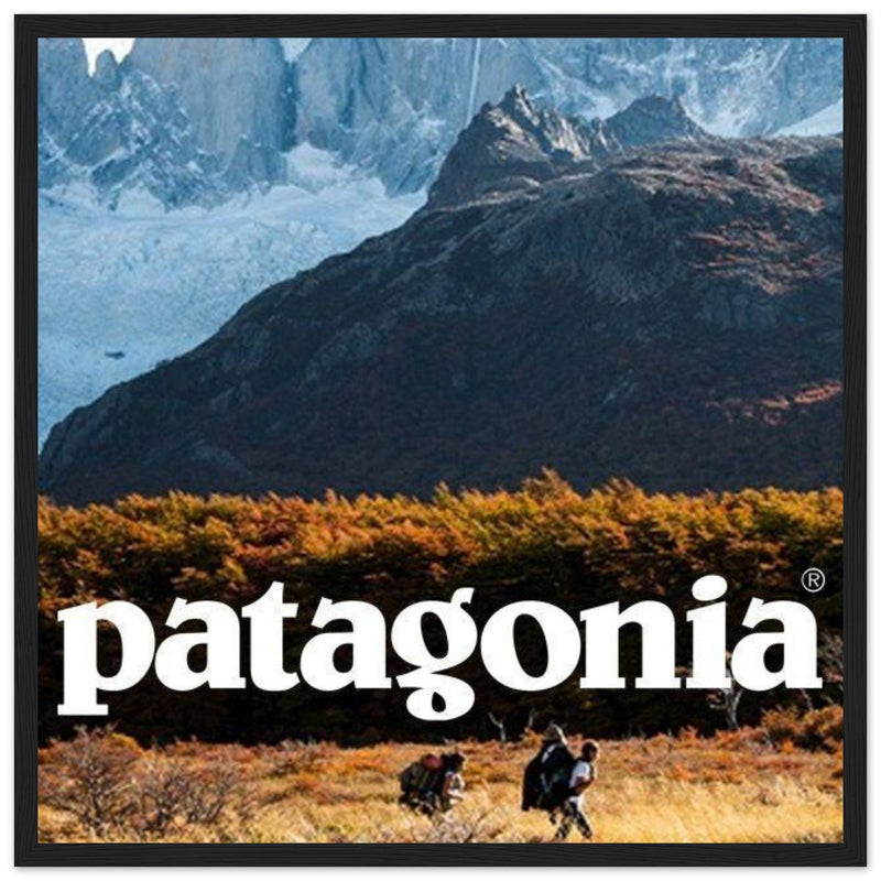 Patagonia Hikers Vintage Poster Ad