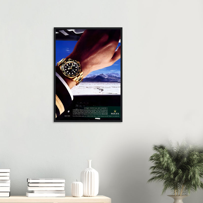 Rolex Oyster Perpetual GMT-Master II New York Pilot Vintage Poster