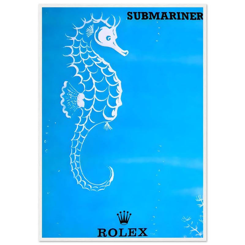 Rolex Submariner Vintage Ad Poster