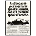 Porsche - German Speaking Vintage Poster