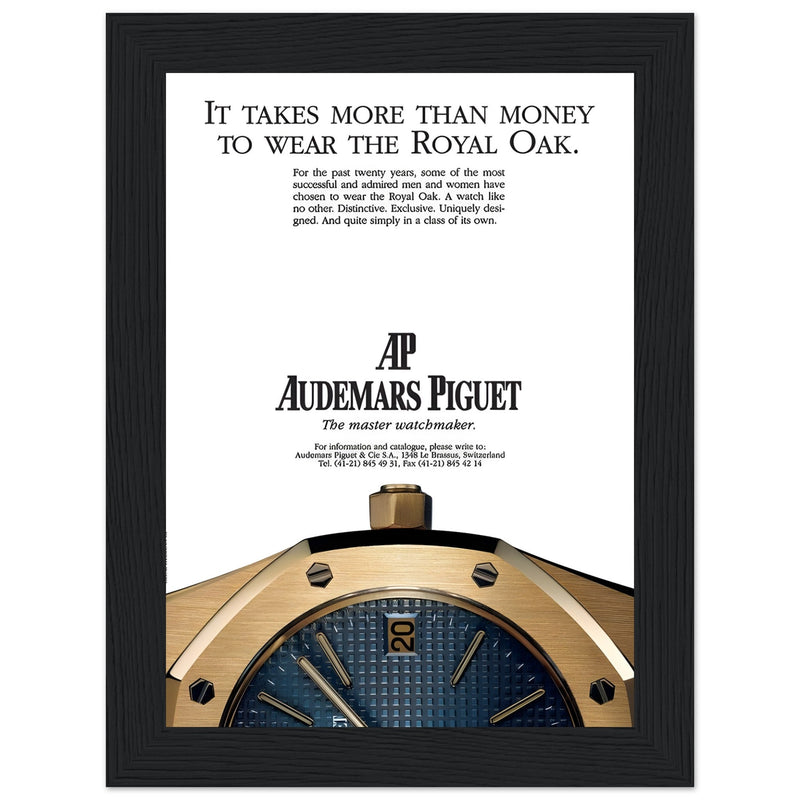 Audemars Piguet Master Watchmaker Vintage Poster Ad